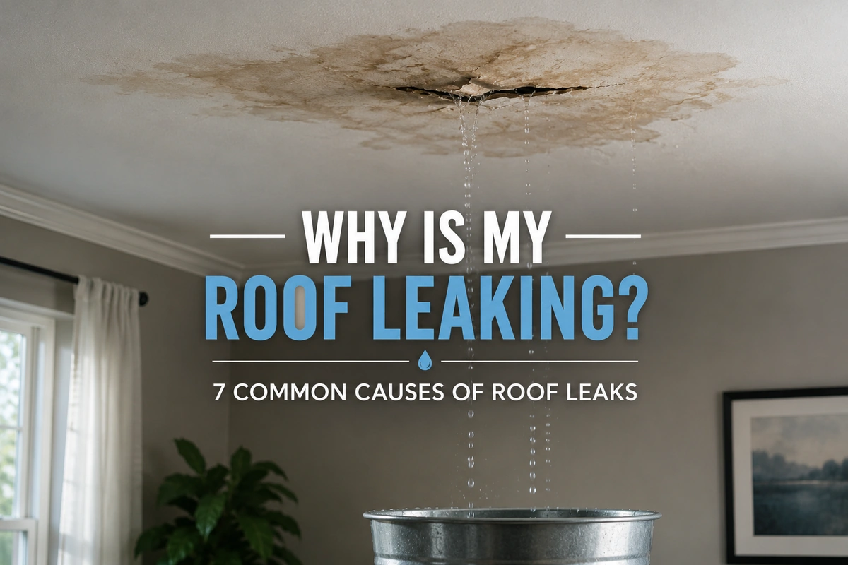 Why Is My Roof Leaking? 7 Common Causes of Roof Leaks