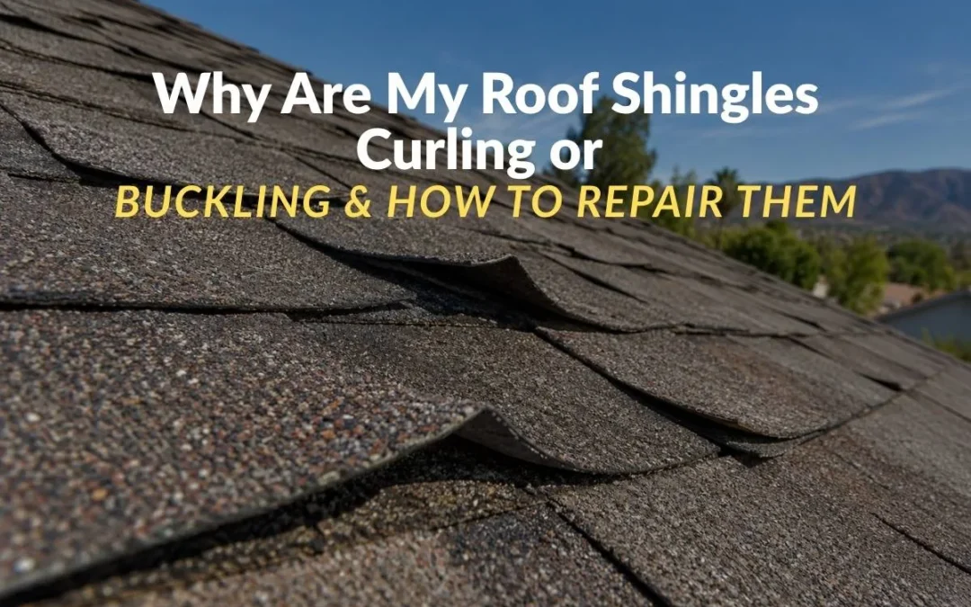 Why Are My Roof Shingles Curling or Buckling & How to Repair Them